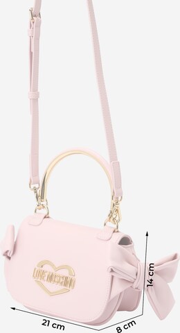 Love Moschino Handtasche 'BOWIE' in Pink