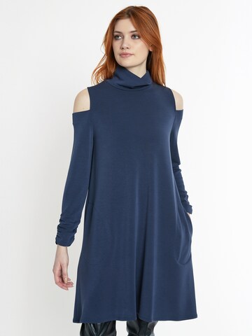 Ana Alcazar Dress ' Sebaja ' in Blue: front