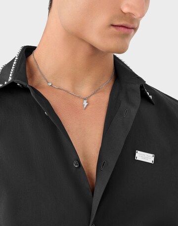 Philipp Plein Jewellery Necklace 'Valentine' in Silver: front