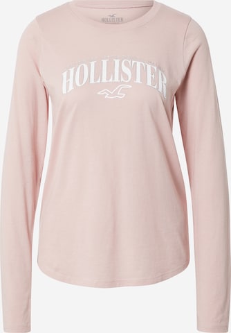 HOLLISTER Tričko - ružová: predná strana