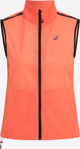 ASICS Sportbodywarmer 'Metarun' in Oranje: voorkant