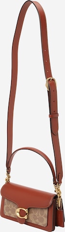 COACH - Bolso de hombro en marrón: frente