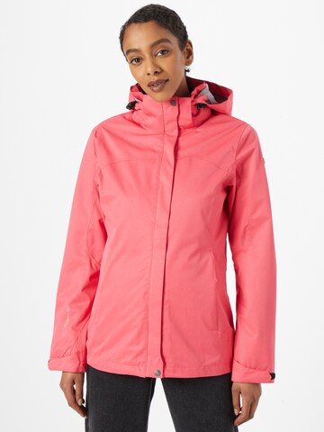 KILLTEC Outdoor Jacket 'KOS 133' in Pink: front