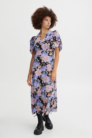 ICHI Summer Dress 'MEARA' in Mixed colors: front