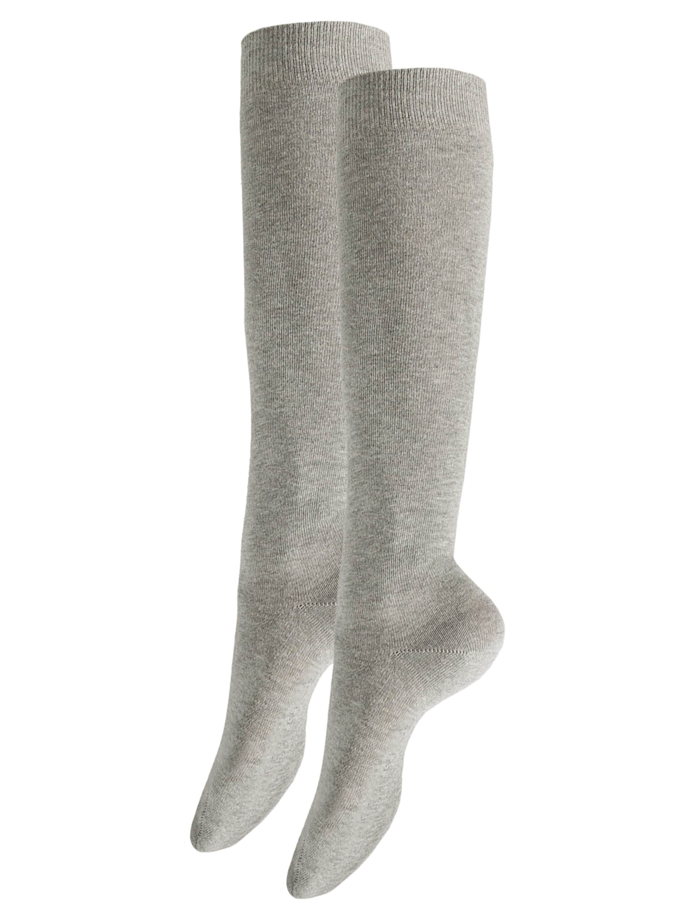 Hudson Kniestrümpfe in Grau: Vorderseite