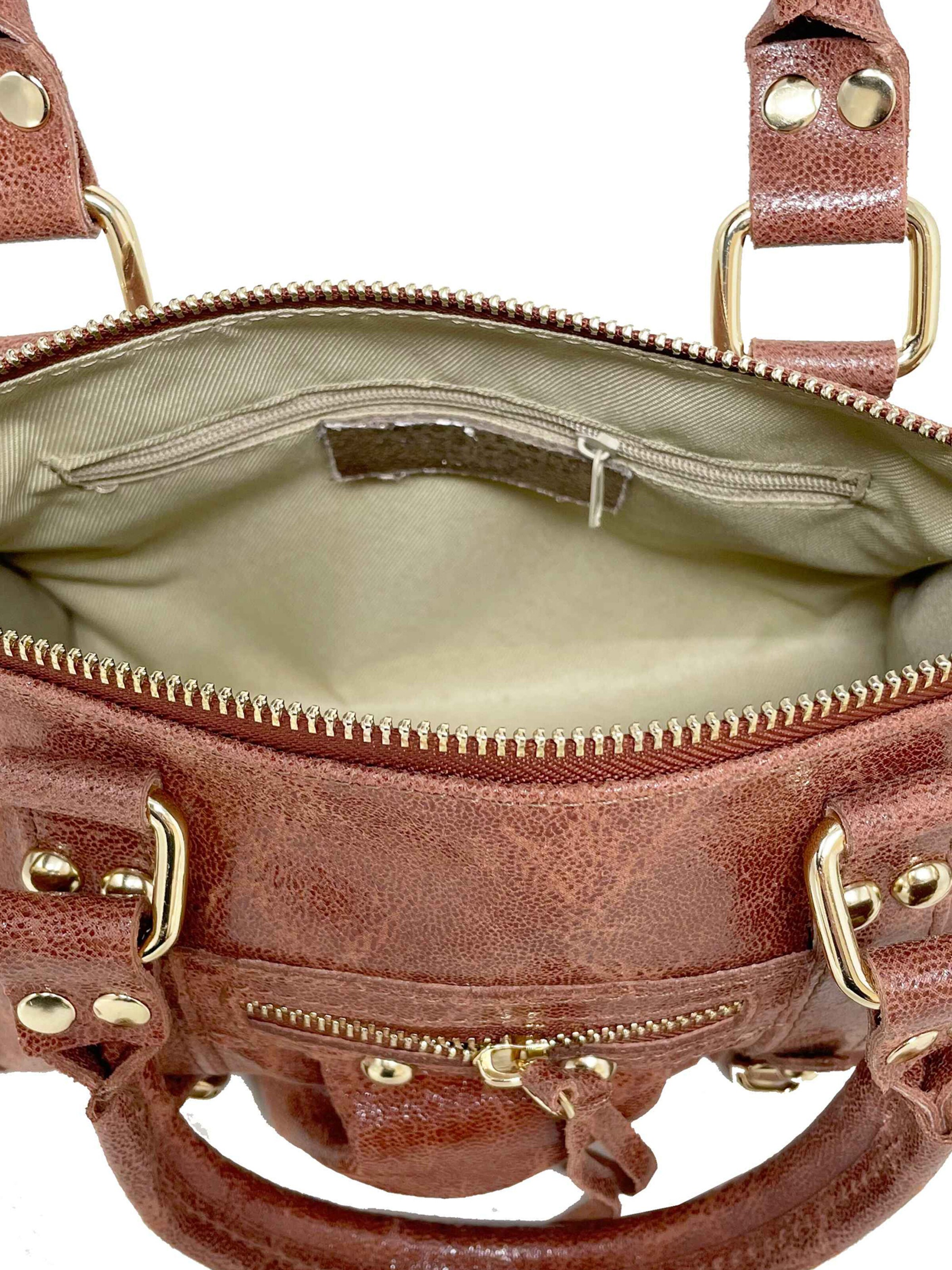 CHICCA BORSE Handtasche in Braun