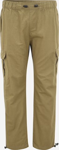 Regular Pantalon cargo Urban Classics en vert : devant