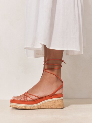 Next Sandalen met riem 'Forever Comfort' in Roze