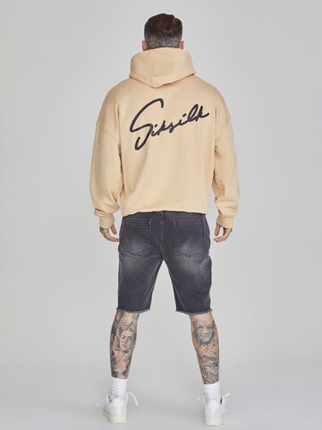 SikSilk Sweatshirt in Beige