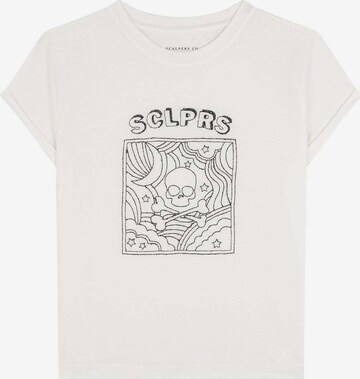 Scalpers Shirt in Wit: voorkant