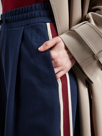 Weekend Max Mara Wide Leg Hose 'MARSALA' in Blau