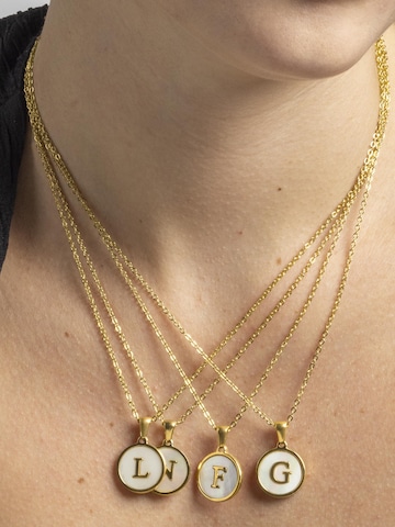 Luxenter - Colar 'Alphabet' em branco