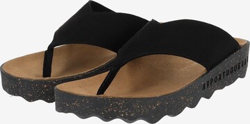 Asportuguesas T-Bar Sandals in Black