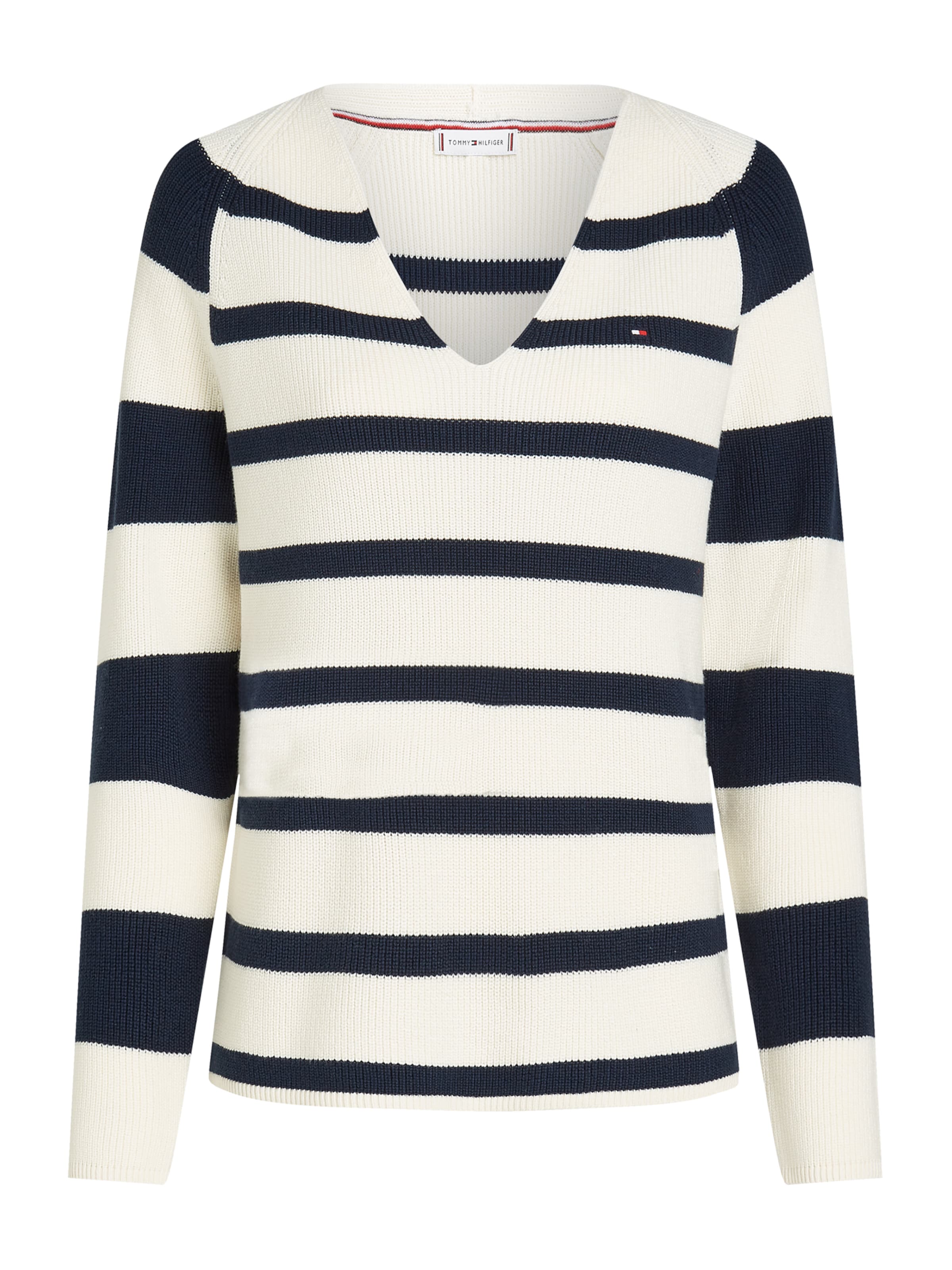 TOMMY HILFIGER Tröja i vit: framsida