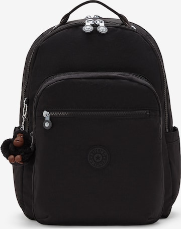 KIPLING Ryggsäck 'Seoul Lap' i svart: framsida