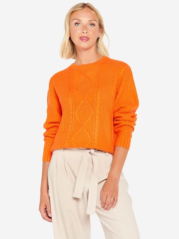 LolaLiza Sweater in Orange: front