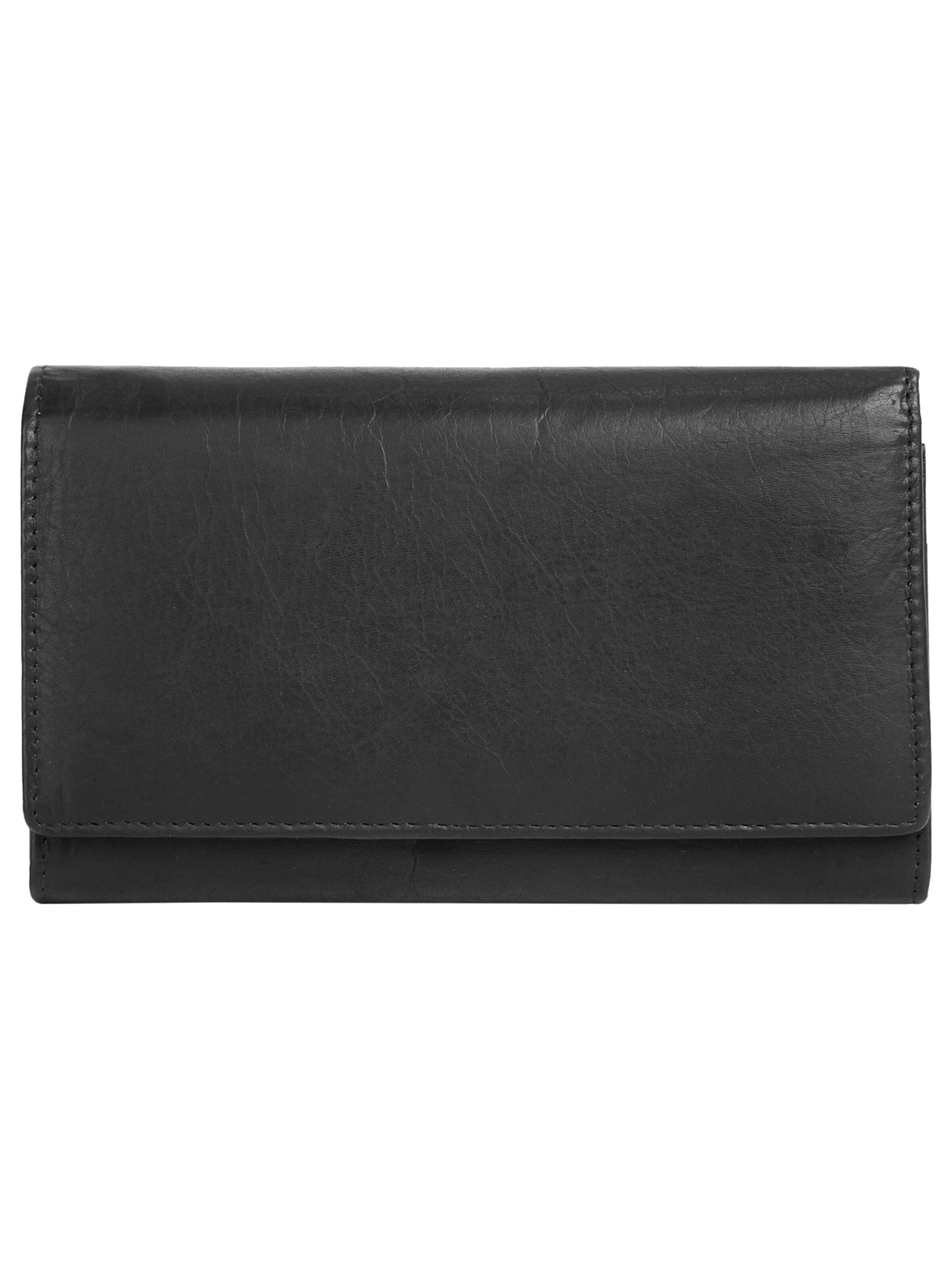 BODENSCHATZ Wallet in Black: front