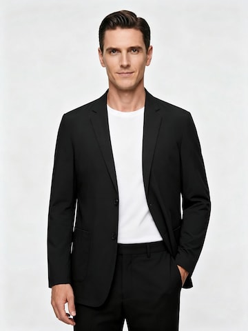 ALLTHEMEN Regular fit Suit Jacket 'Schatten' in Black: front