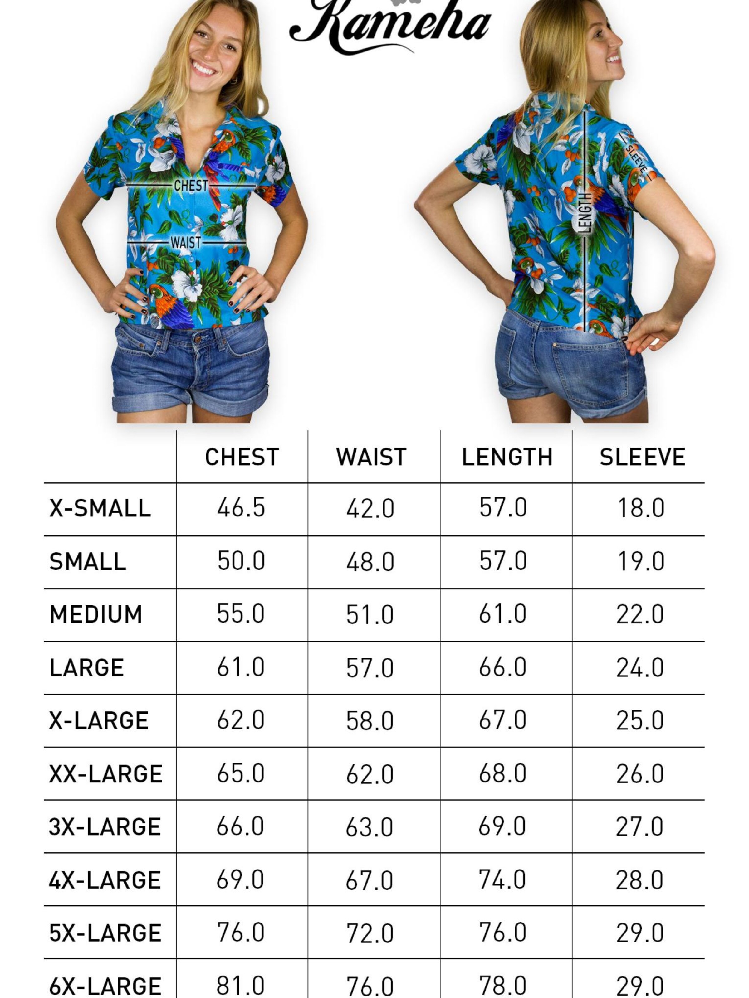 King Kameha Bluse 'Cherryparrot'‌‌‌‌‌‌‌‌‌‌ in Blau