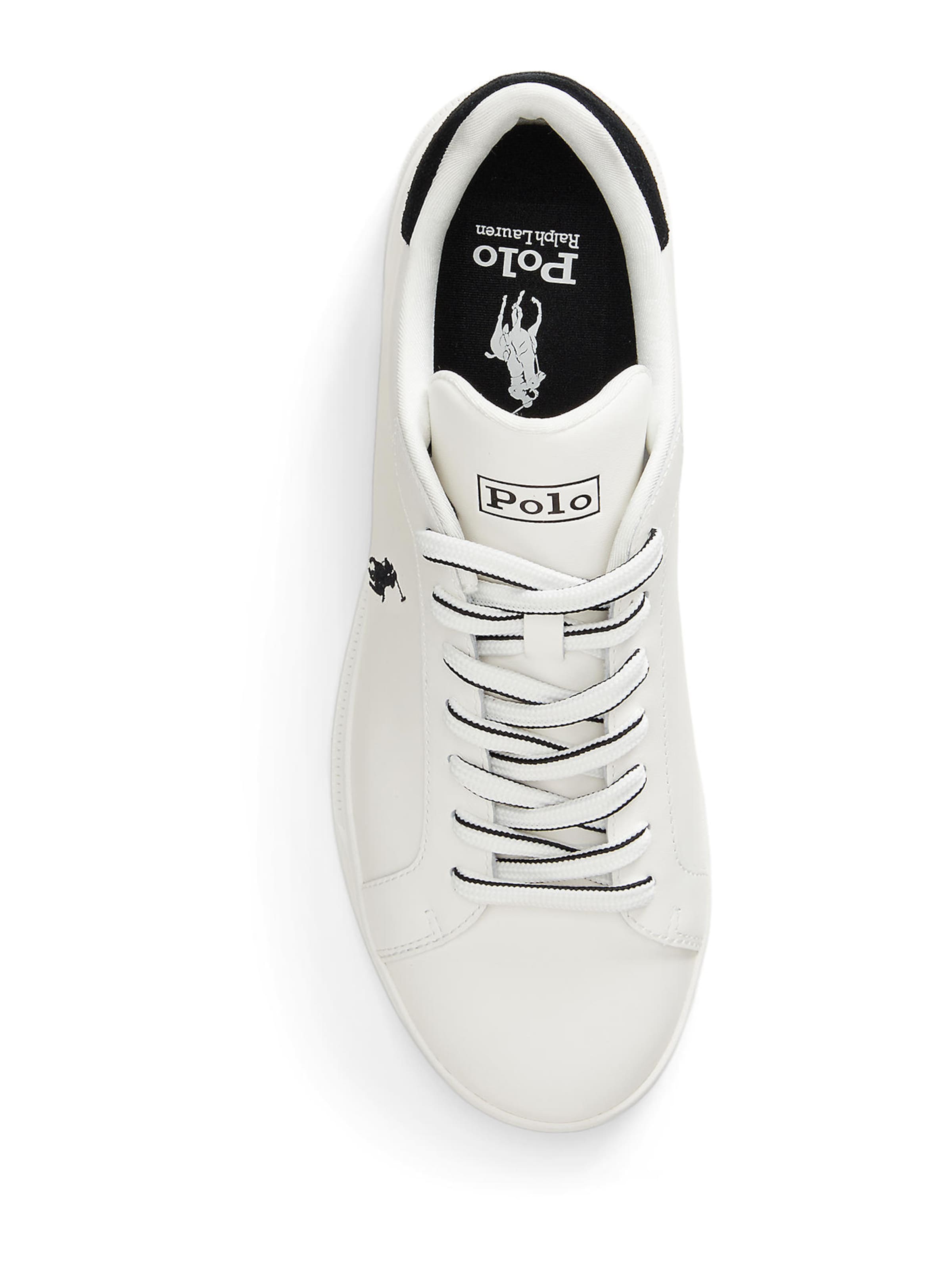Baskets basses 'HRT CRT II' Polo Ralph Lauren en blanc