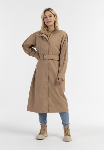 DreiMaster Vintage Between-Seasons Coat in Beige