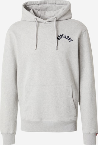 Superdry - Sudadera 'Athletic Essentials' en gris: frente