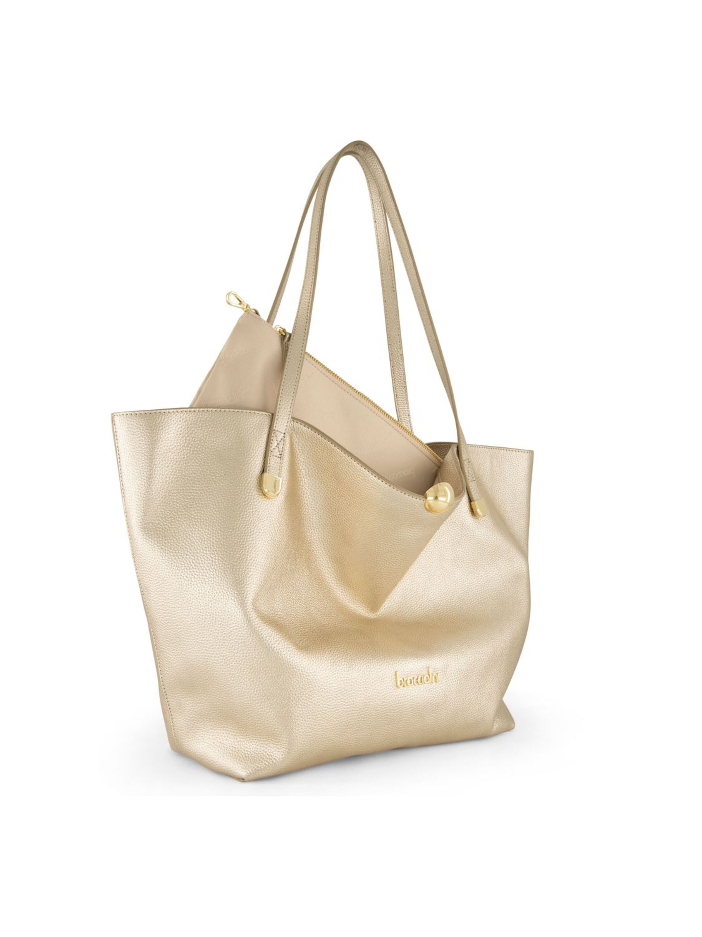 Shopper 'Ariel' di Braccialini in argento