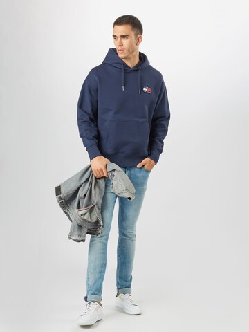 Tommy Jeans Regular Fit Sweatshirt in Blau