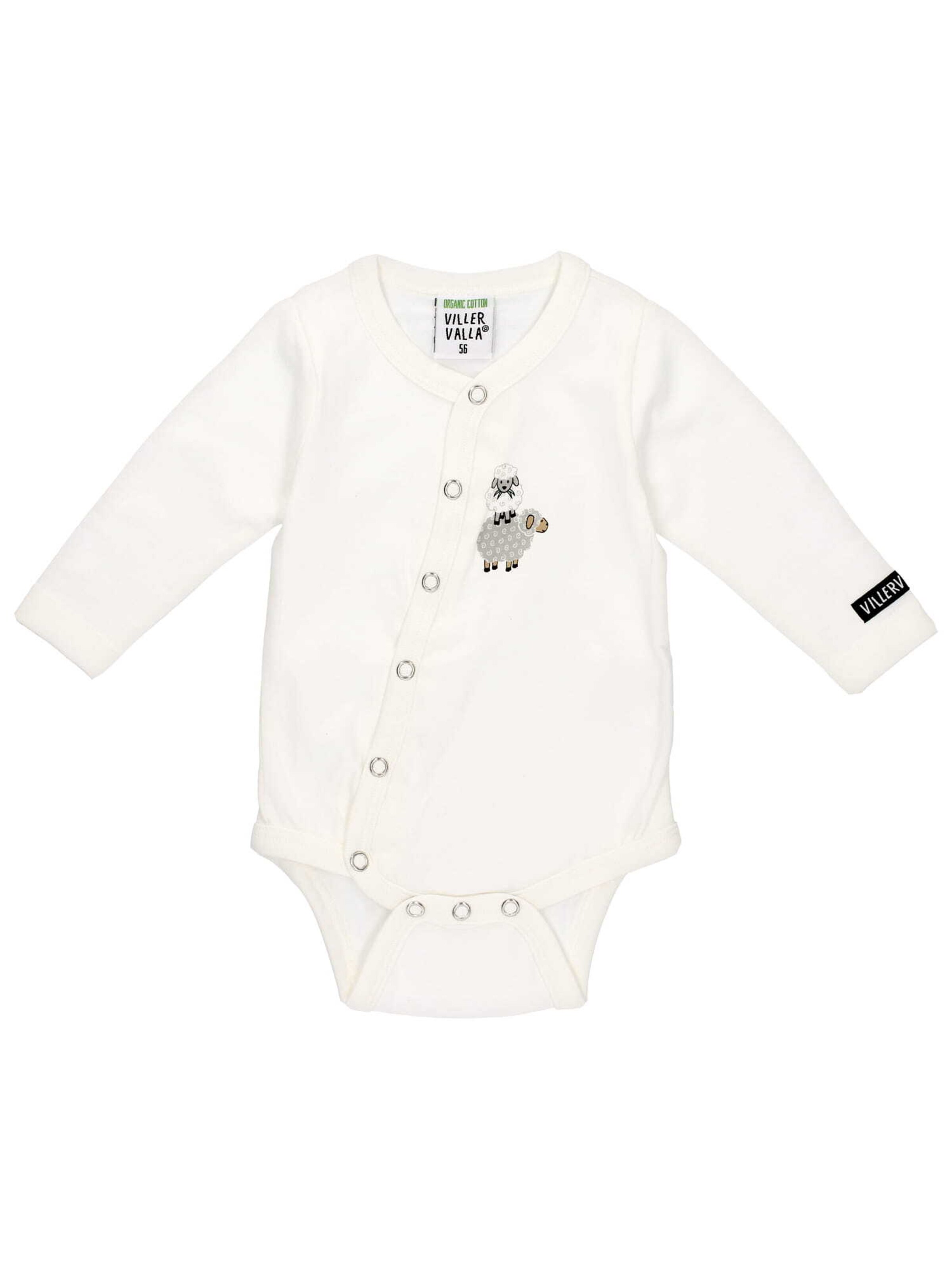 Villervalla Romper/Bodysuit in White: front