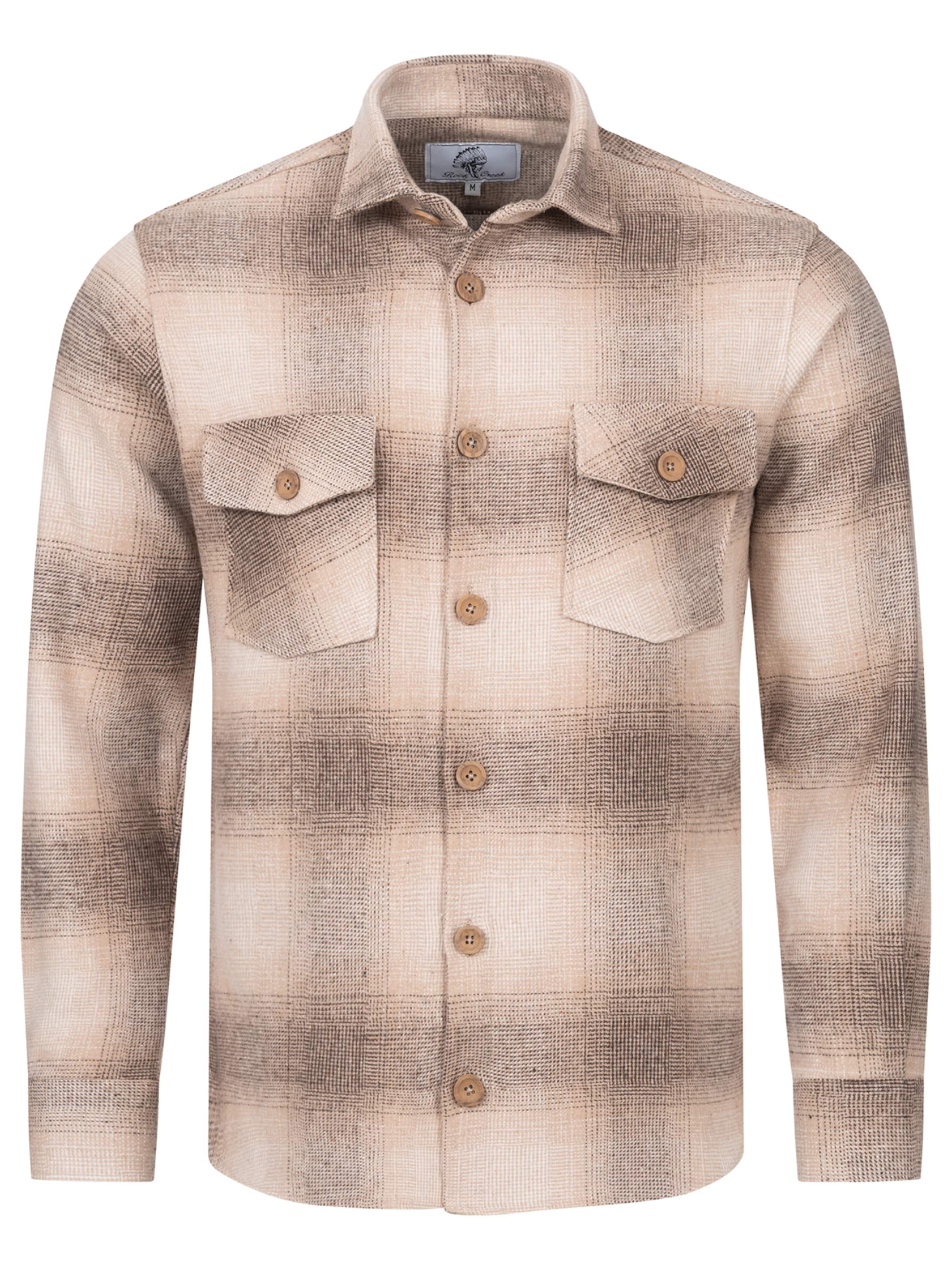 Rock Creek Hemd in Beige: Vorderseite