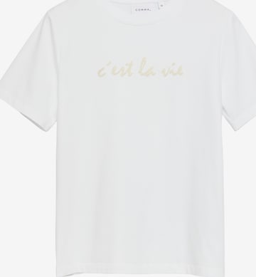 COMMA T-Shirt in Weiß: Vorderseite