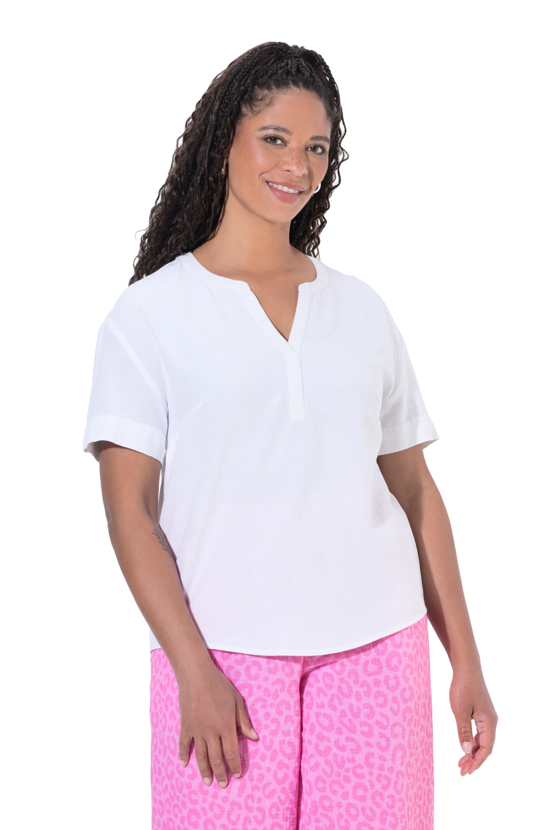 Angel of Style Blouse in Wit: voorkant