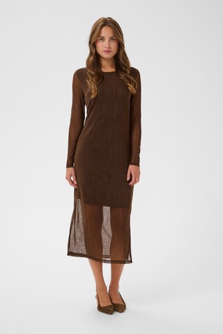 SAINT TROPEZ - Vestido 'Aady' em castanho: frente