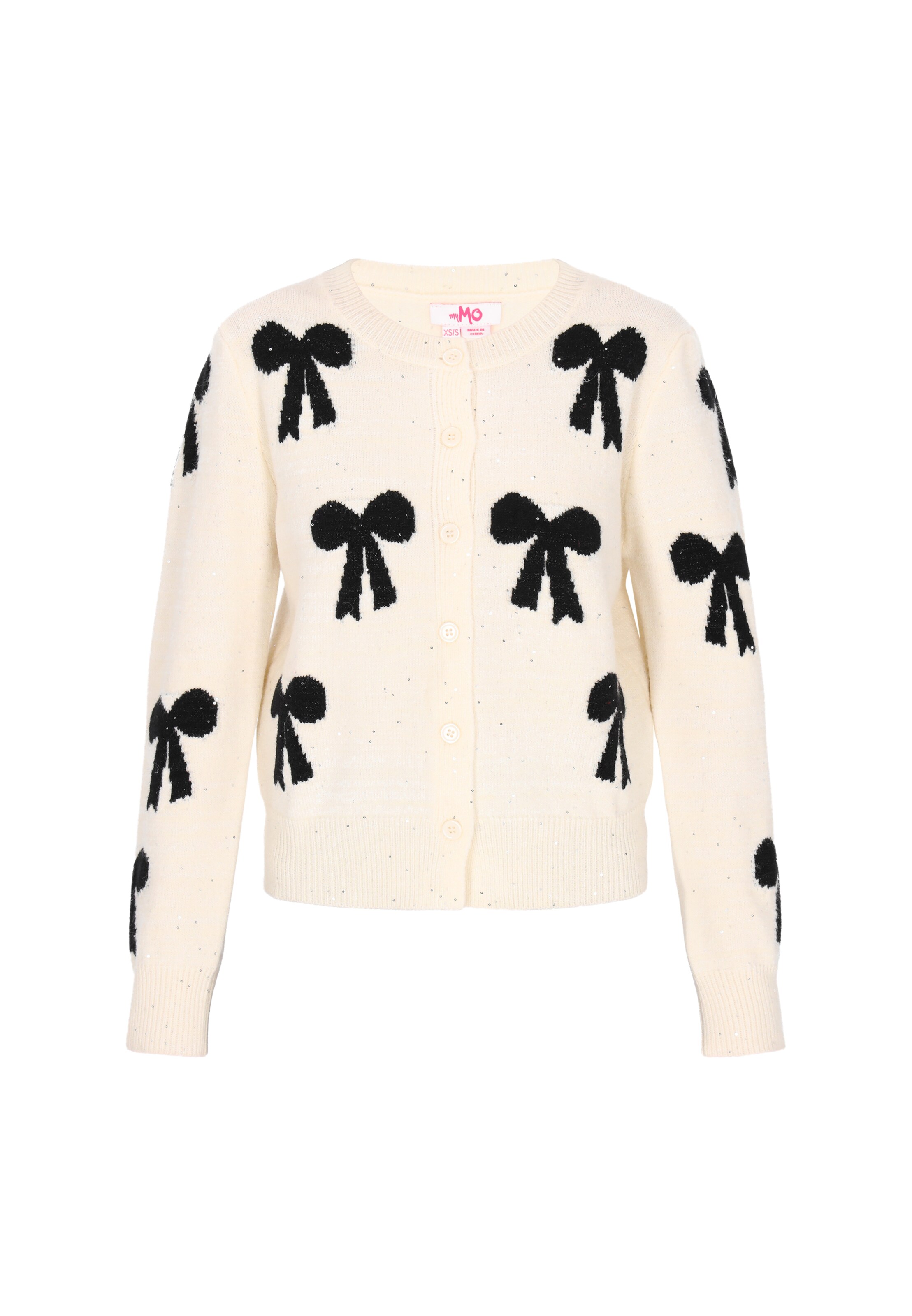 Cardigan MYMO en blanc : devant