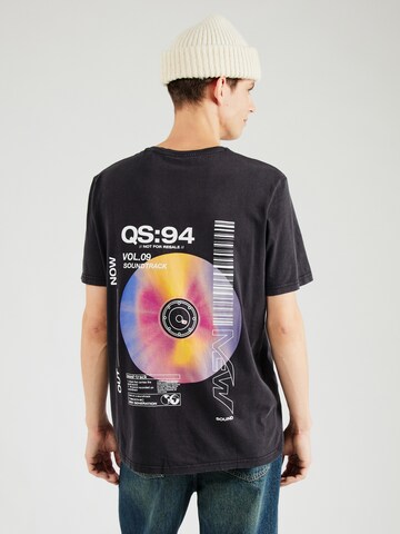 QS Shirt in Schwarz: Vorderseite