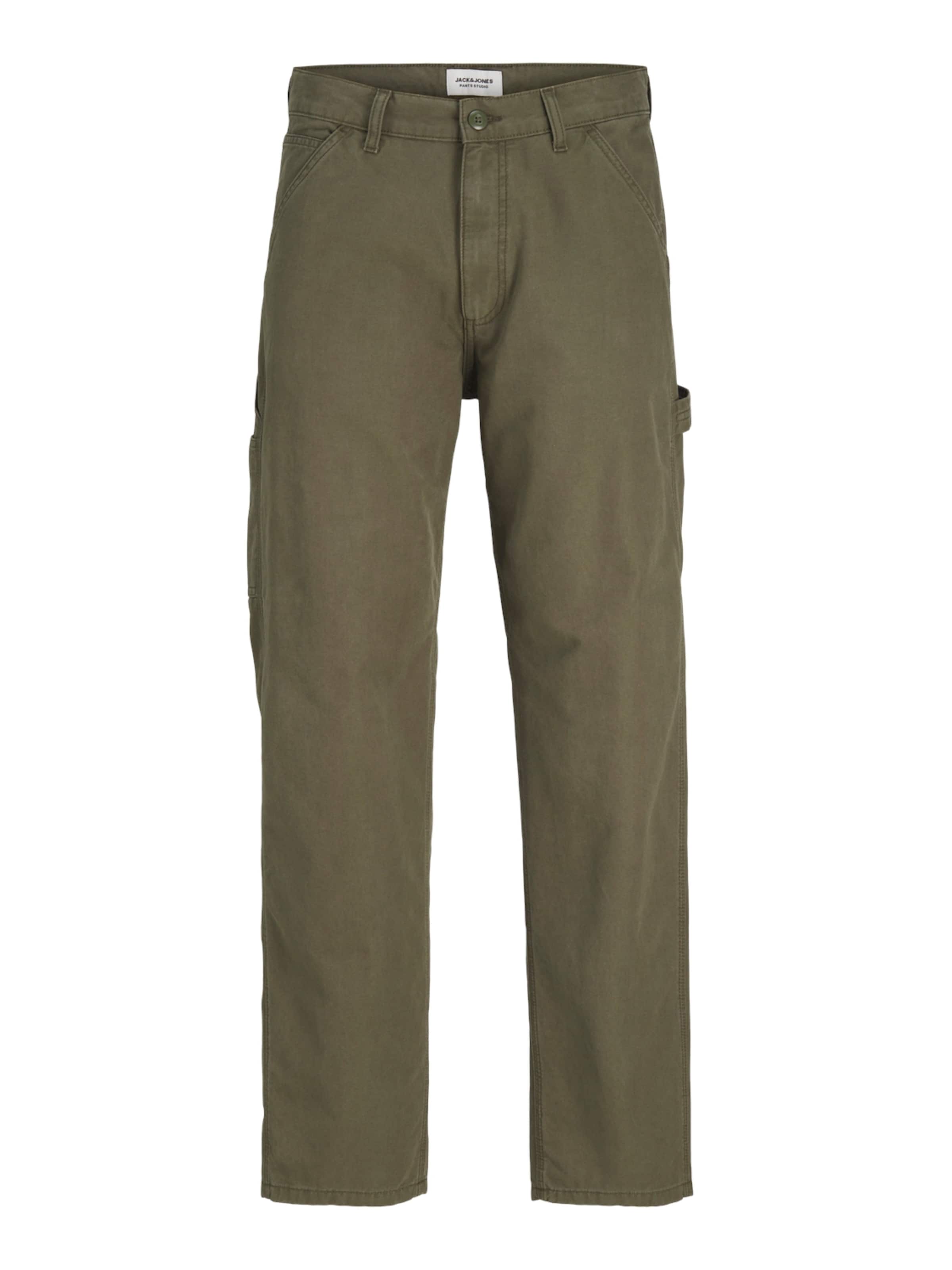 Pantaloni chino 'JPSTeddie JJBarkley' di JACK & JONES in verde: frontale