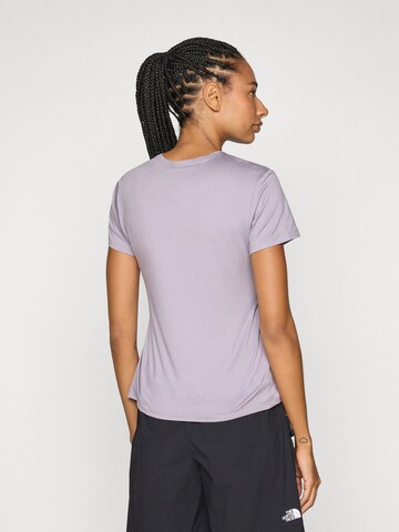 COLUMBIA Funkcionalna majica | vijolična barva: zadnja stran