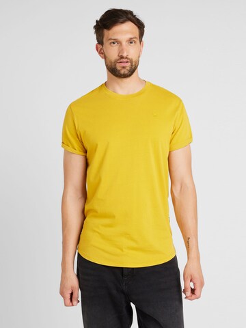 G-STAR T-Shirt 'Lash' in Gelb: Vorderseite