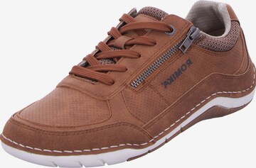 Westland Athletic Lace-Up Shoes in Brown: front