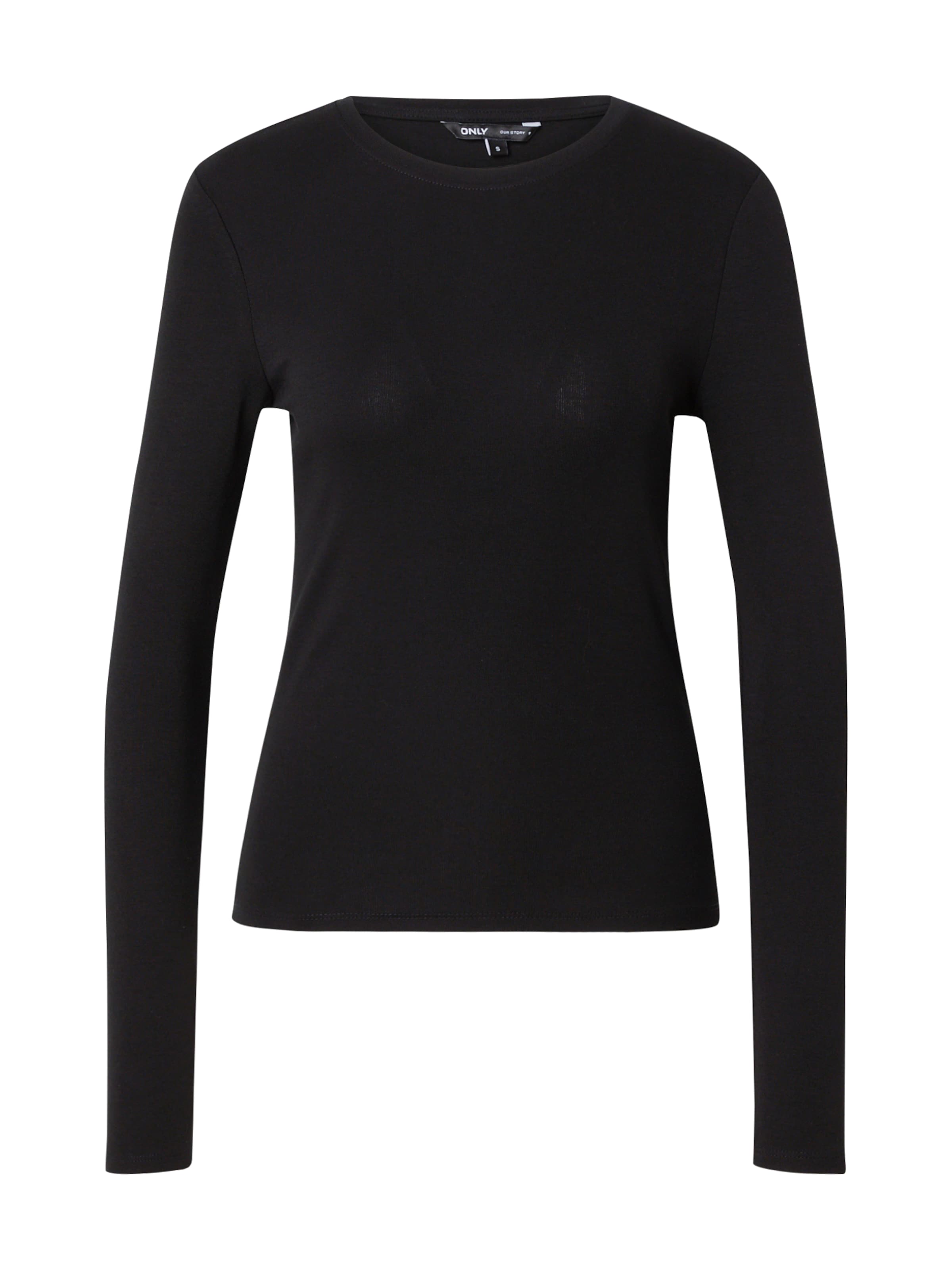 ONLY Majica 'ONLRiley' | črna barva: sprednja stran