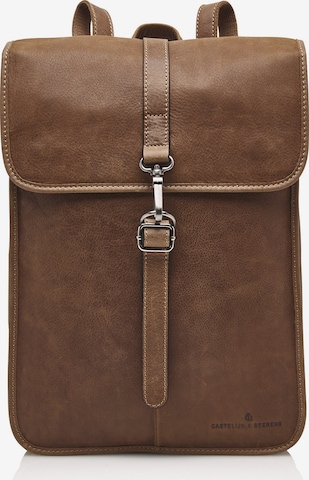 Castelijn & Beerens Backpack 'Carisma ' in Brown: front