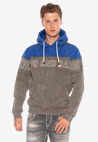 CIPO & BAXX Sweatshirt in Blue: front