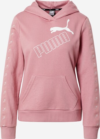 PUMA Sportief sweatshirt 'Amplified' in Roze: voorkant