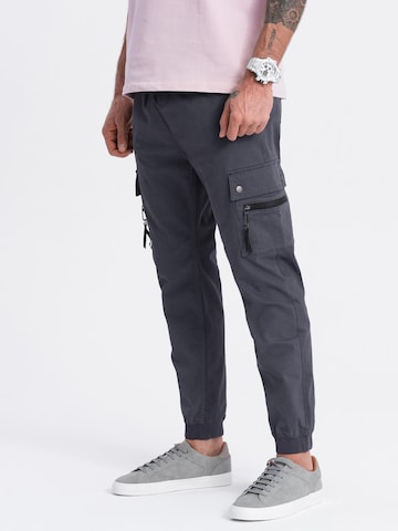 Regular Pantalon chino 'OM-PAJO-0125' Ombre en gris