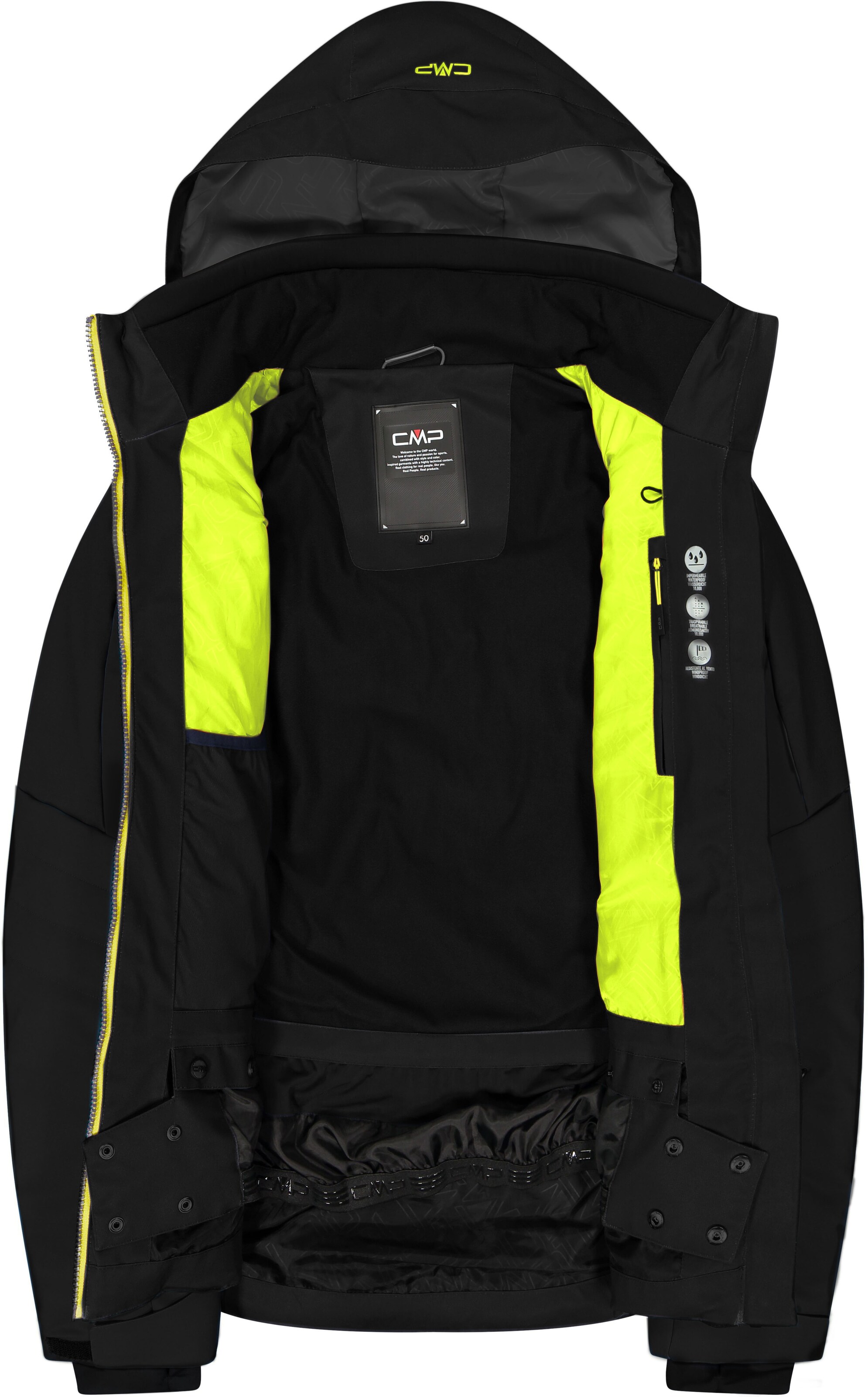 CMP Athletic Jacket in Black