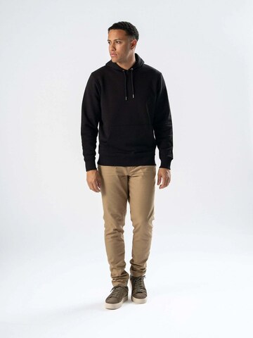 TEESHOPPEN Sweater ' Sweatshirt Hoodie ' in Black