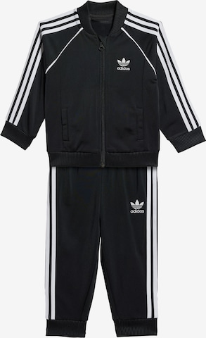 ADIDAS ORIGINALS Trenirka za tek 'Adicolor' | črna barva: sprednja stran