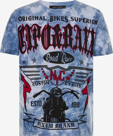 CIPO & BAXX Shirt in Blue: front