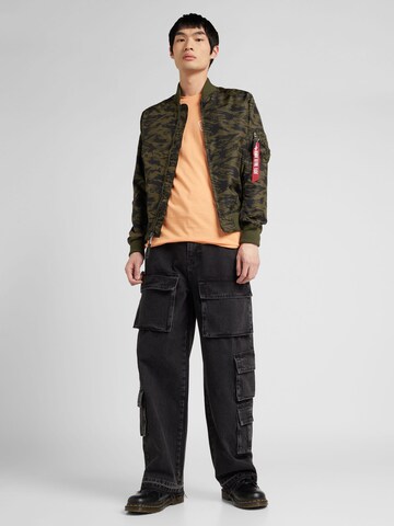 ALPHA INDUSTRIES Prechodná bunda - Zelená