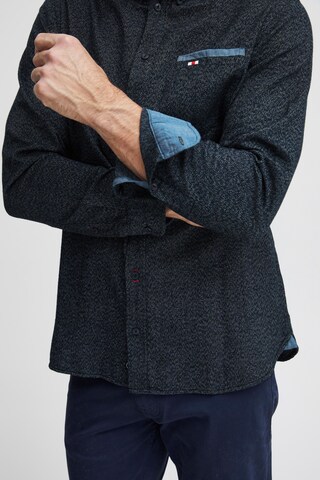 FQ1924 - Comfort Fit Camisa 'Steven' em azul